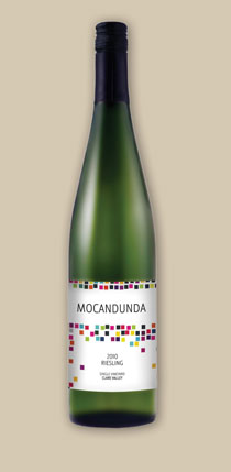Mocandunda riesling wine label